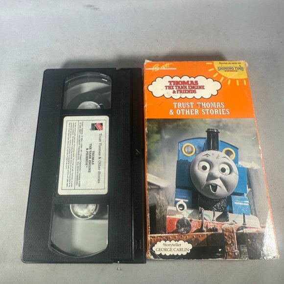 Thomas The Tank Engine & Friends Trust Thomas VHS 1991 George Carlin - Picture 3 of 3